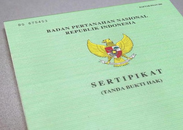 Pendaftaran Sertifikat Tanah